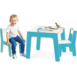 Mesa Mesinha Infantil Com 2 Cadeiras