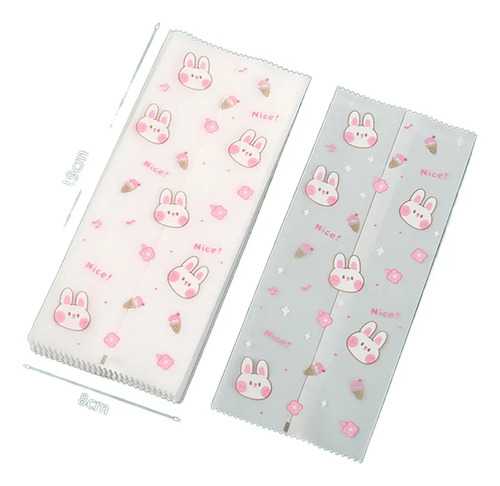 Bolsa De Helado Transparente 100 Unidades