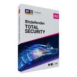 Bitdefender Total Security 5 User 2 Años Facturado