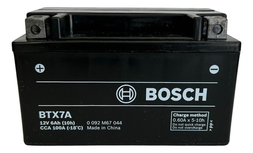 Bateria Sellada Gel  Bosch Btx7a - Ytx7a-bs  Motos - Scooter