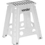 Banqueta Plástica Multiuso Dobrável 450mm Sup. 150kg Vonder