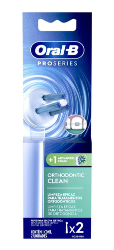 Refil Escova Dentes Oral-b Pro Series Orthodontic Clean 2un