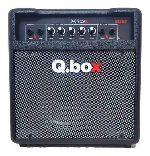 Cubo Amplificador P/ Contra Baixo Bxs-60 60w Q.box 