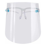 100 Careta Facial Protectora Soporte Lentes Unisex