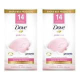 Jabón En Barra Dove Pink 28 Pzas De 135 G C/u