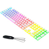 Manbasnake Pudding Keycaps Juego De Teclas Pbt De Doble Con