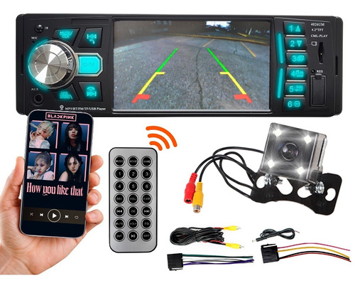 Stereo Pantalla 4 Pulgadas Usb Sd Mp5 Bluetooth Car Auto