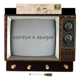 Porta Chaves Porta Cartas Porta Recados Moderno Tv Vintage