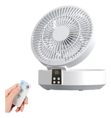 Ventilador Portátil Silencioso Plegable Recargable Por Usb