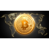 Cuadro Bitcoin Decorativo Moderno Grande 140x70 Cm Living 