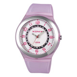 Reloj Xonix Mujer Caucho Rosa Sumergible Deportivo Rw-001
