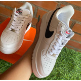 Nike Original Air Forcé Usad-cue Blancos Paloma Negra 25mx