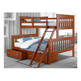 Litera Rainer Nogal Muebles Twins Literas Camas Pieza