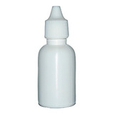 100 Gotero Farmacéutico Plastico Blanco Tapa Insert 20ml