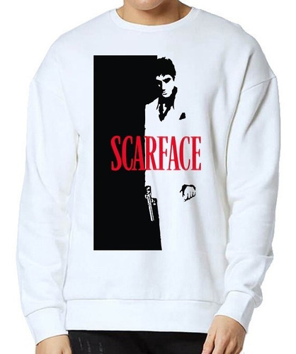 Sudadera Sweater Tony Montana Scarface Logo Moda Unisex