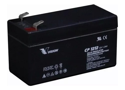 Bateria Recargable 12v 1,2ah P/ Tira De Leds Trajes Comparsa