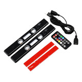 Led Atmósfera Rgb Interior Control Remoto Luz Para Auto Usb