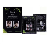 Shampoo Tinte  Pinta Canas En 5 Min - Black Hair  X Unidad