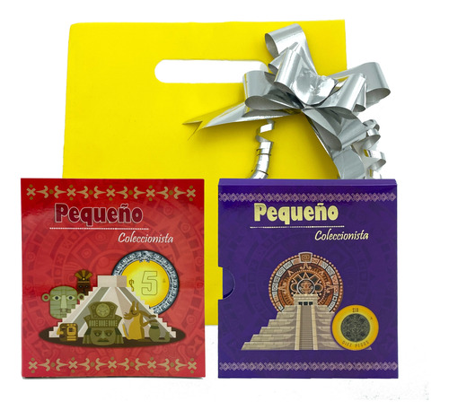 Set De Regalo 2 Álbumes Infantiles Monedas $5 Y $10 Pesos