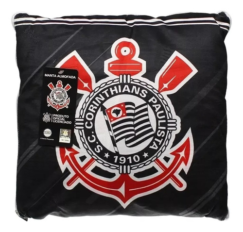 Manta Almofada Corinthians Jolitex