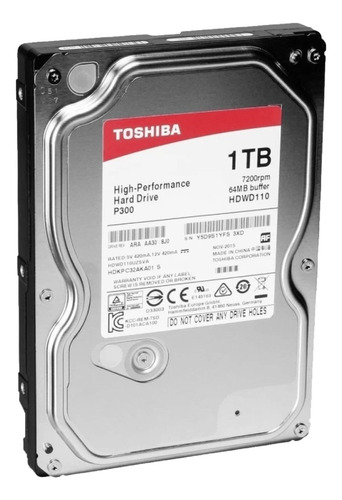 Disco Duro Interno Toshiba  1tb 3.5 Sata 7200rpm