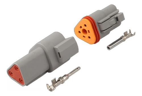 Conector Deutsch Impermeable 3 Pines, 2 Sets