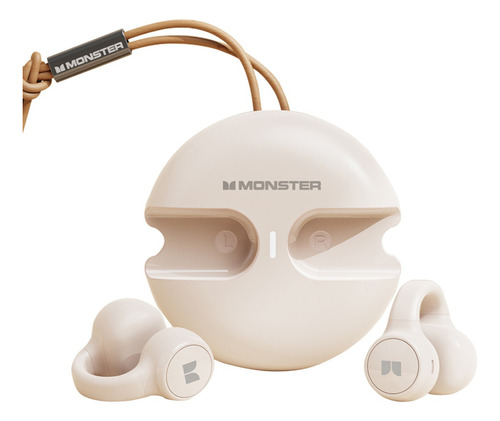 Audífonos Inalámbricos Clip Bluetooth Monster Xkt21 Beige Co