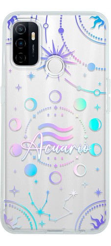 Funda Para Oppo Uso Rudo Para Mujer Signo Zodiaco Acuario