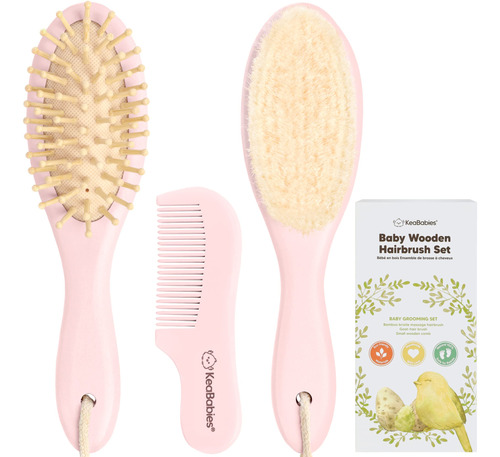 Juego De Cepillos Para El Pelo Del Bebe Y Peine Del Bebe, Ce