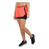 Short Entrenamiento Under Armour Play Up 2 In 1 Mujer En Roj