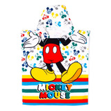 Toalla Con Capucha Tipo Poncho Infantil Piñata Micofibra