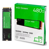 Hd Ssd M.2 480gb Nvme Wd Green Sn350 Wds480g2g0c