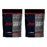 Atacado 2 Whey Md 900g Muscle Definition  Proteina - Cookies