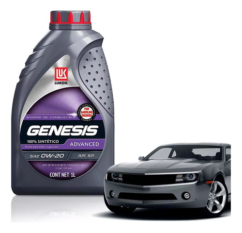 Lukoil Genesis Advanced Sae 0w-20 Aceite Sintetico 12 Litros