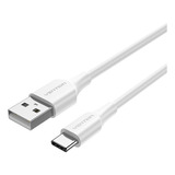 Cable Usb 2.0 Tipo-c Vention/ Usb - Tipo C / 2 Metros Blanco