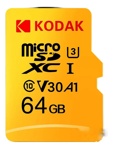 Kodak Cartao Micro Sd Capacidade 64gb U3+ Adaptador Sd