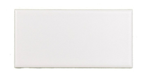 Azulejo Blanco Ceramica Subway Liso Mate Cocina Baño 7,5x15