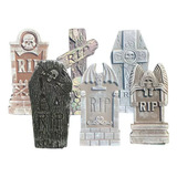 Lápides Esqueleto Decoração De Halloween Rip Tomb Plástico