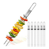 Cmyk Barbacoa Pinchos, 6-pack 13  De Acero Inoxidable Pincho