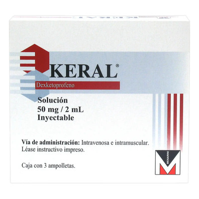 Keral Solución Inyectable 50 Mg\u002F2 Ml, 3 Ampolletas 2 Ml | Envío gratis