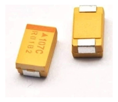 Condensador Smd De Tantalio 100uf 16vdc X2 Unidades