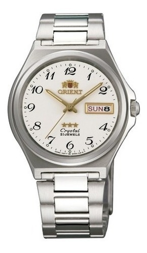 Reloj Orient Automatico Con Numeros C/ Calendario Fab02004w
