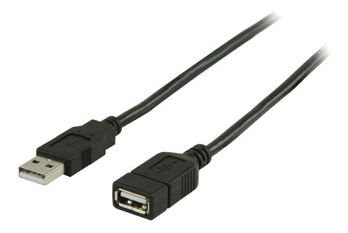 Cable Extensión Usb 2.0 Hembra Macho 3mt Ulink Negro