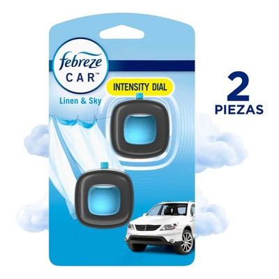 Aromatizante para Auto Febreze Car Linen Sky 2 Piezas | MercadoLibre