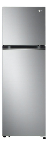 Refrigerador Top Freezer LG Vt27bpp Smart Inverter 264 Lts Color Platinum Silver