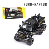 Ford Raptor F150 Miniatura Metal Autos Luces Y Sonido 1:28