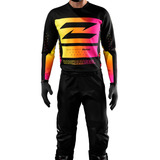 Conjunto Radikal Racing Concept Negro / Negro Mx Atv 2023