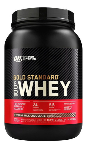 Proteina Gold Standard 100% Whey 2 Lbs Extreme Milk Chocolat