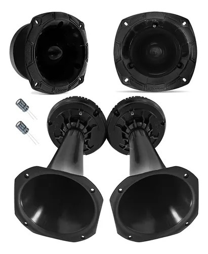 Cornetas Driver Bomber Db200 + Super Tweeter Stb350