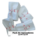 Pack De 6 Repasadores De Cocina Nido De Abeja Blancos